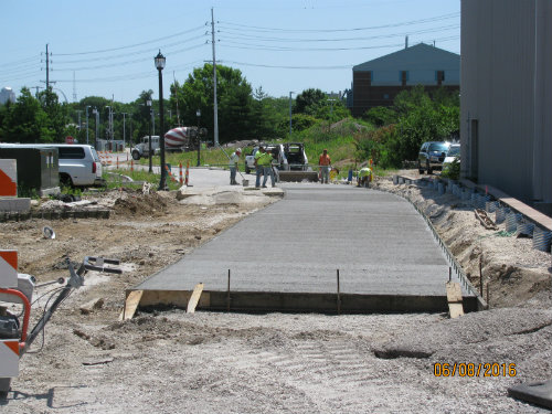 Looking East on New Shaw